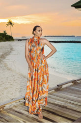 Sunset Splendor Kaftan Maxi
